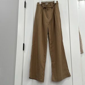 Madewell Pleat Wide Leg Trousers Sz 2